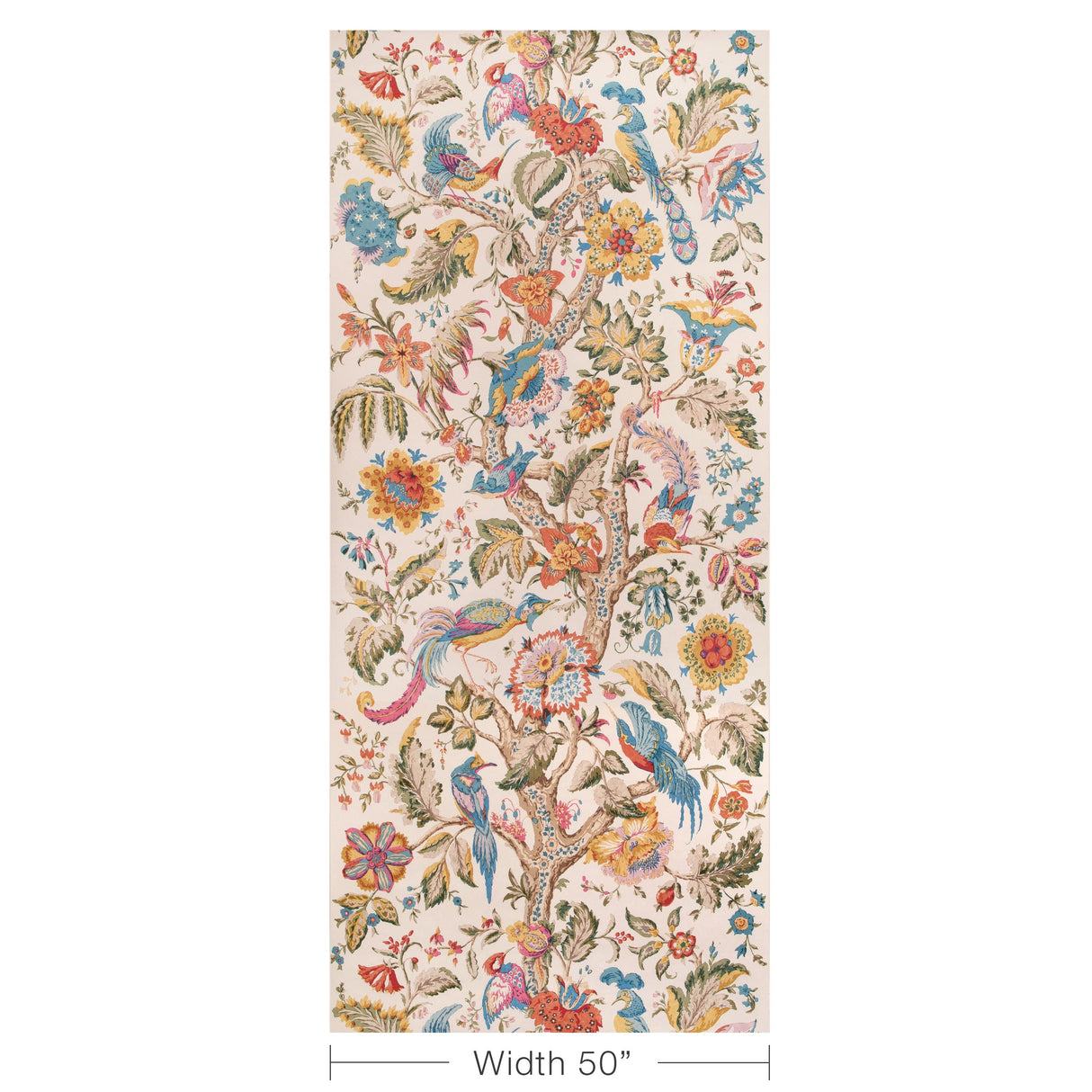 Lee Jofa TREE OF LIFE WP DENIM/BERRY Wallpaper