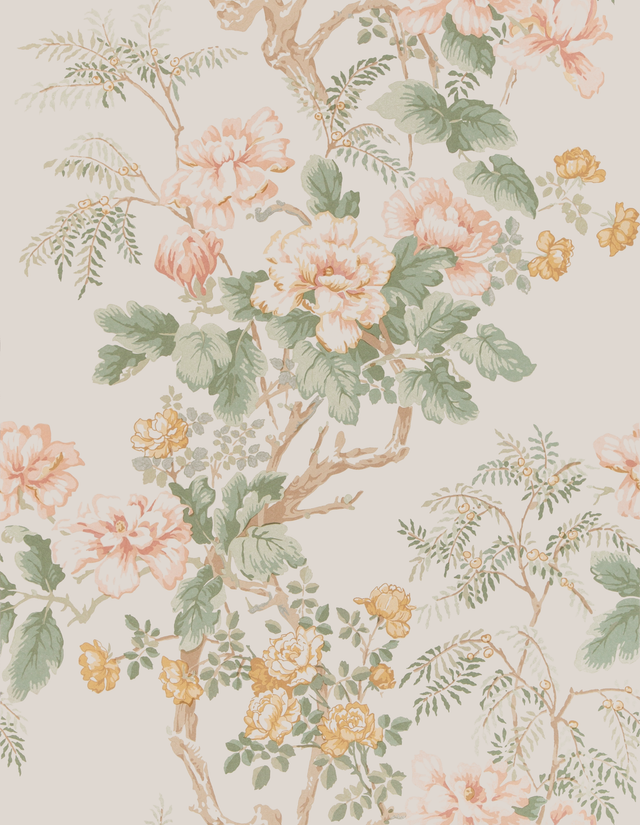 Lee Jofa CHINESE PEONY WP BLUSH Wallpaper
