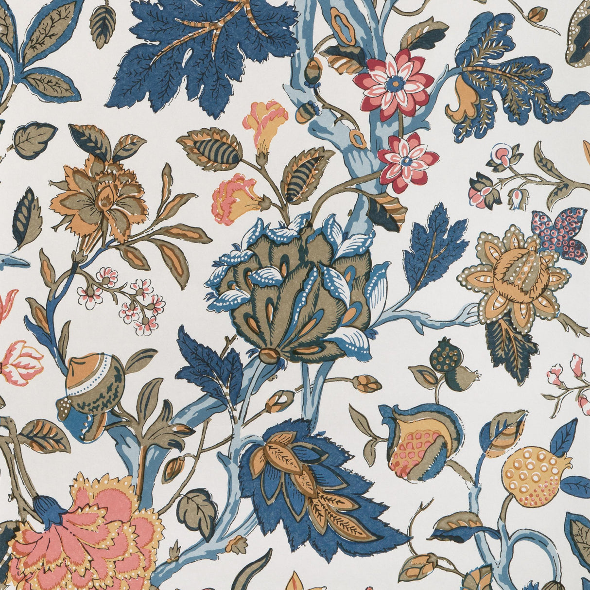 Lee Jofa HAZELWOOD PAPER INDIGO Wallpaper