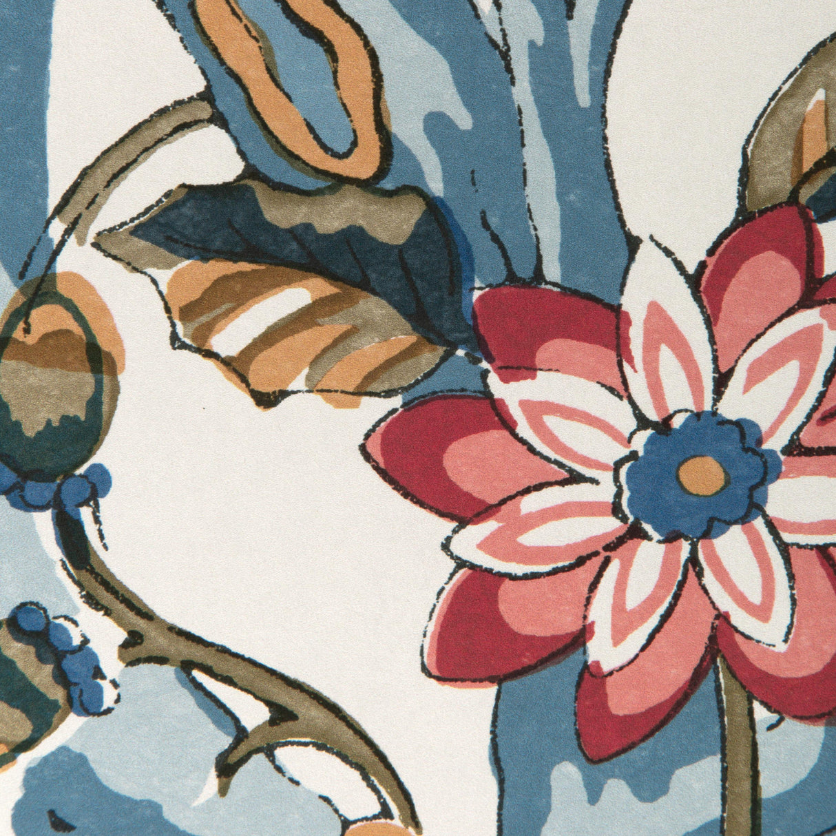 Lee Jofa HAZELWOOD PAPER INDIGO Wallpaper