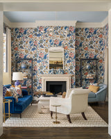 Lee Jofa HAZELWOOD PAPER INDIGO Wallpaper