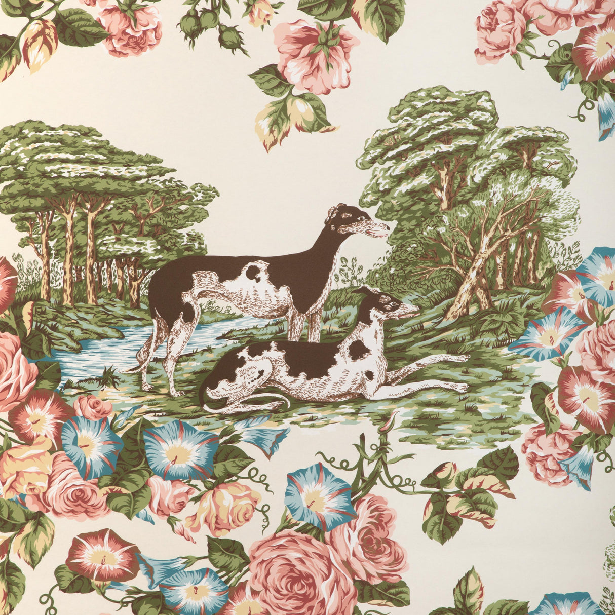 Lee Jofa WHIPPETS PAPER IVORY Wallpaper