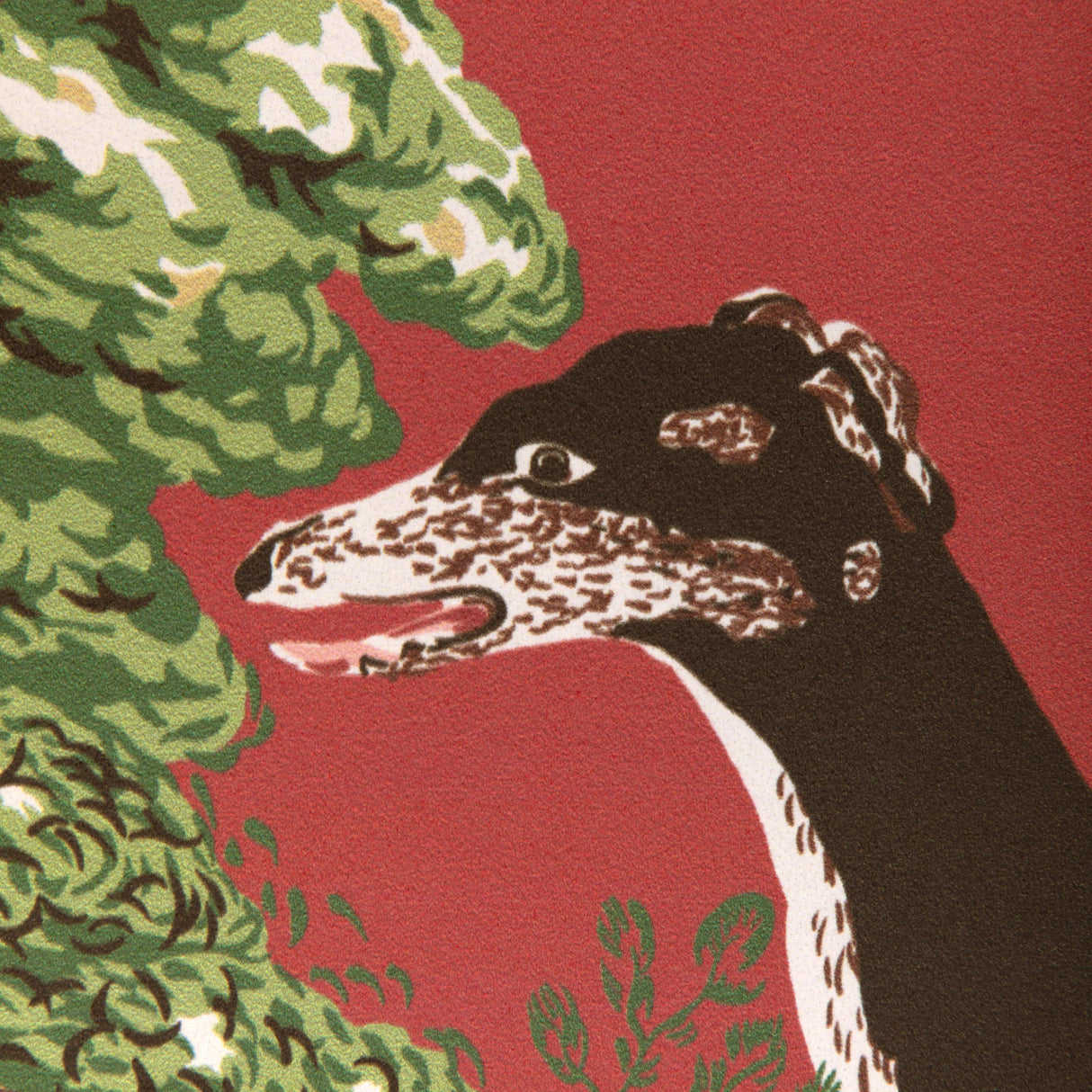 Lee Jofa WHIPPETS PAPER RED Wallpaper