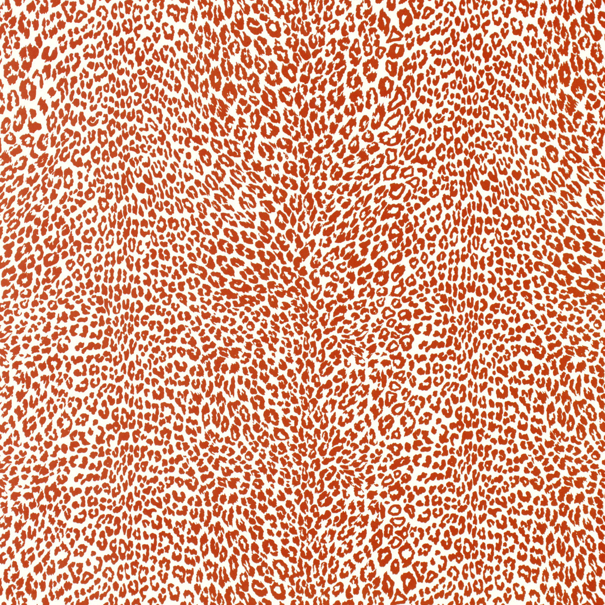 Brunschwig & Fils PETIT LEOPARD ORANGE Wallpaper