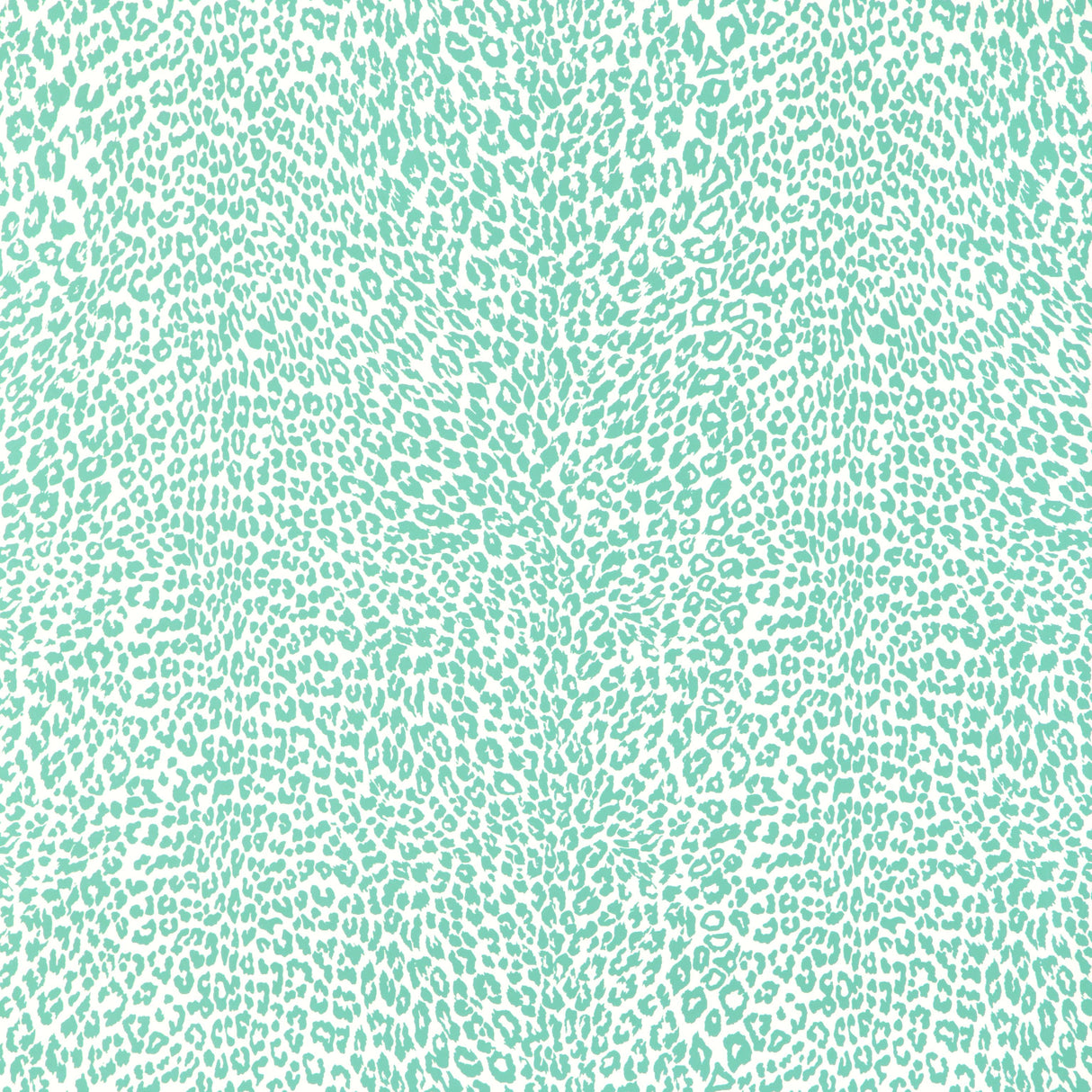 Brunschwig & Fils PETIT LEOPARD AQUA Wallpaper