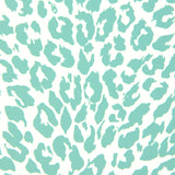 Brunschwig & Fils PETIT LEOPARD AQUA Wallpaper