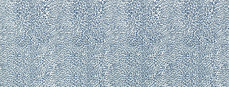 Brunschwig & Fils PETIT LEOPARD BLUE Wallpaper