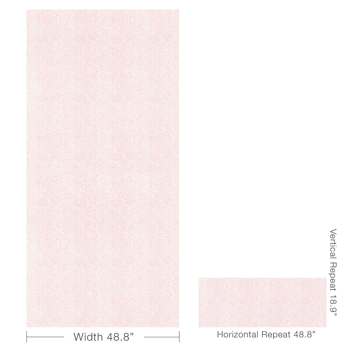 Brunschwig & Fils PETIT LEOPARD ROSE Wallpaper