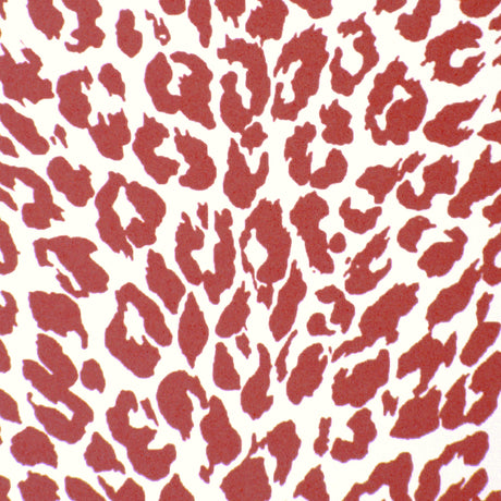 Brunschwig & Fils PETIT LEOPARD ROUGE Wallpaper
