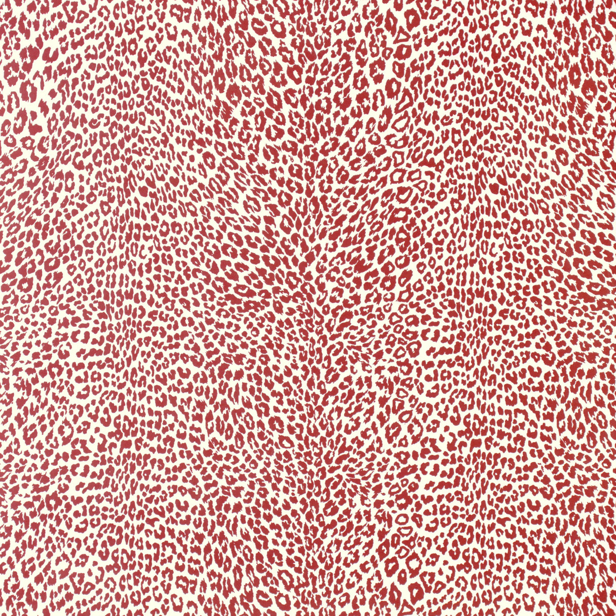 Brunschwig & Fils PETIT LEOPARD ROUGE Wallpaper