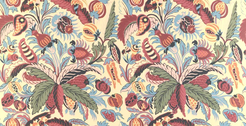 Brunschwig & Fils VILLARS BORDEAUX Wallpaper