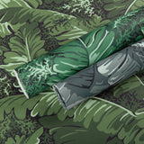 Brunschwig & Fils FEUILLES DE BANANIER GRIS Wallpaper