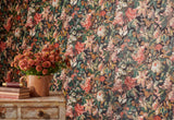 Clarke & Clarke LILUM RUSSET NOIR WP Wallpaper