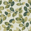 Clarke & Clarke NORTHIA OLIVE PEACOCK WP Wallpaper