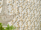 Clarke & Clarke NORTHIA PEWTER GOLD WP Wallpaper