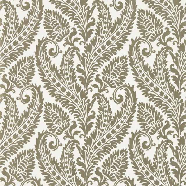 Clarke & Clarke REGALE GILVER IVORY WP Wallpaper