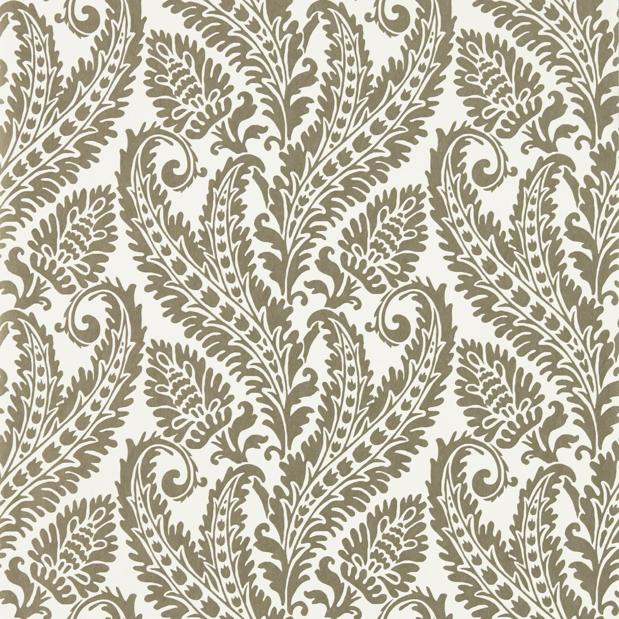 Clarke & Clarke REGALE GILVER IVORY WP Wallpaper