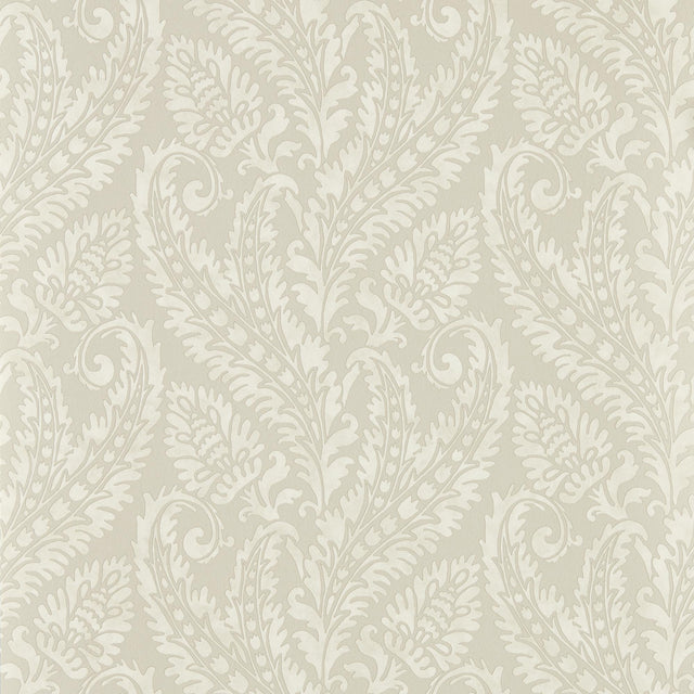 Clarke & Clarke REGALE IVORY MOCHA WP Wallpaper
