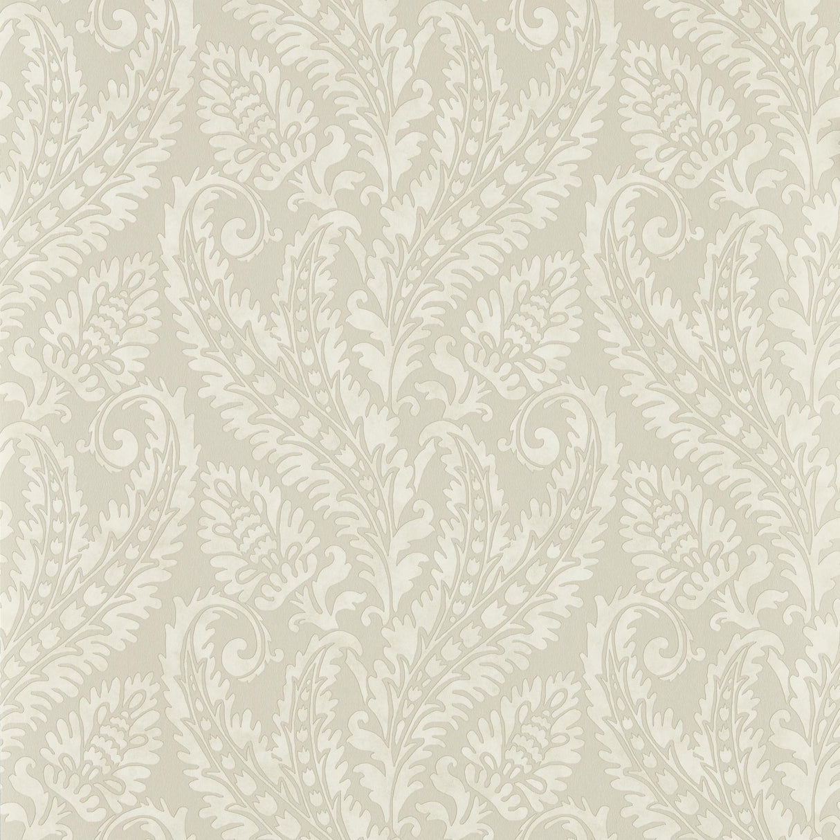 Clarke & Clarke REGALE IVORY MOCHA WP Wallpaper