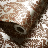 Clarke & Clarke REGALE RUSSET GILVER WP Wallpaper
