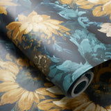 Clarke & Clarke SUNFOREST DENIM OCHRE WP Wallpaper