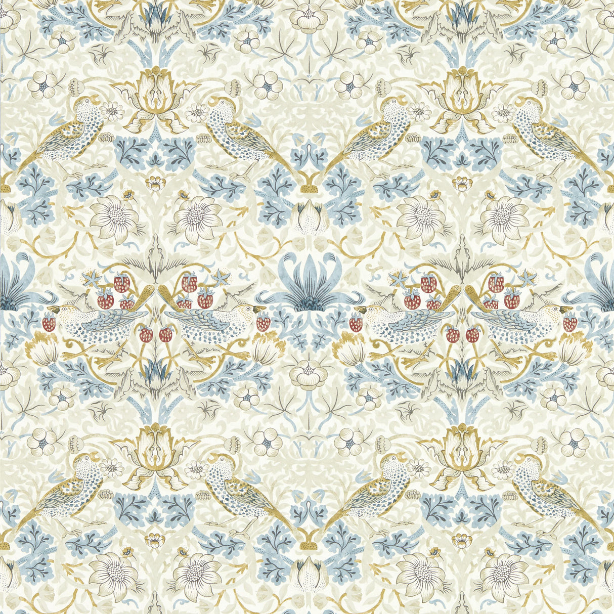 Clarke & Clarke STRAWBERRY THIEF LINEN WP Wallpaper