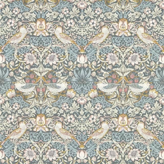 Clarke & Clarke STRAWBERRY THIEF SLATE WP Wallpaper