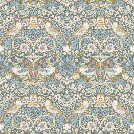 Clarke & Clarke STRAWBERRY THIEF SLATE WP Wallpaper