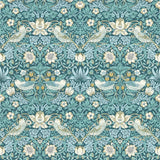 Clarke & Clarke STRAWBERRY THIEF TEAL WP Wallpaper