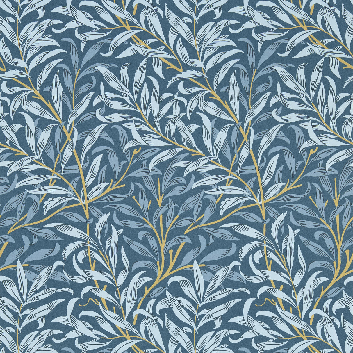 Clarke & Clarke WILLOW BOUGHS DENIM WP Wallpaper