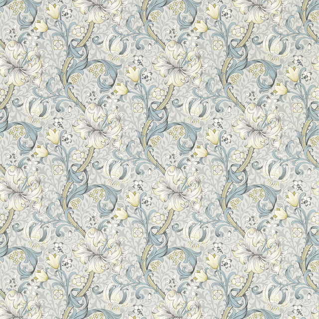 Clarke & Clarke GOLDEN LILY SLATE WP Wallpaper