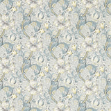 Clarke & Clarke GOLDEN LILY SLATE WP Wallpaper