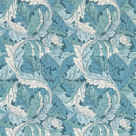 Clarke & Clarke ACANTHUS WP TEAL Wallpaper