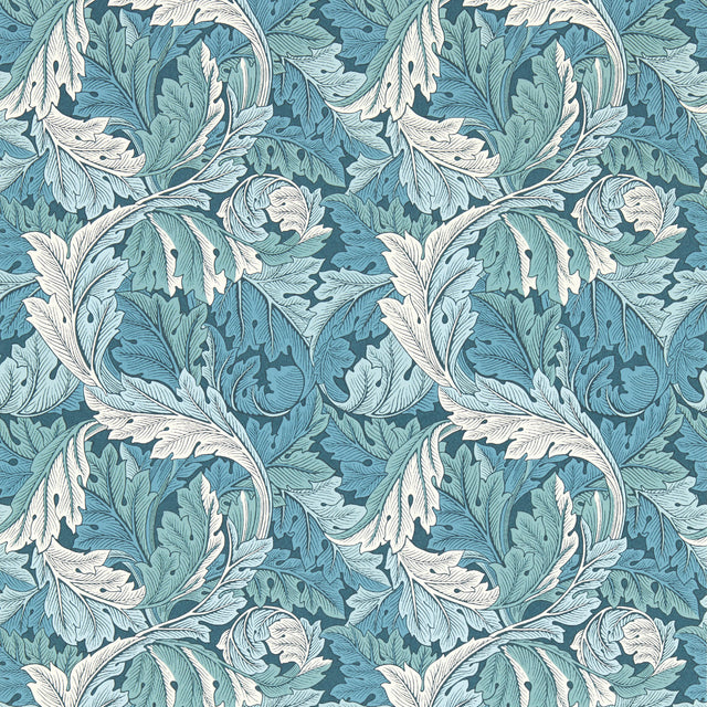 Clarke & Clarke ACANTHUS WP TEAL Wallpaper