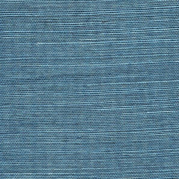 Winfield Thybony SISAL PEACOCK BLUEP Wallpaper