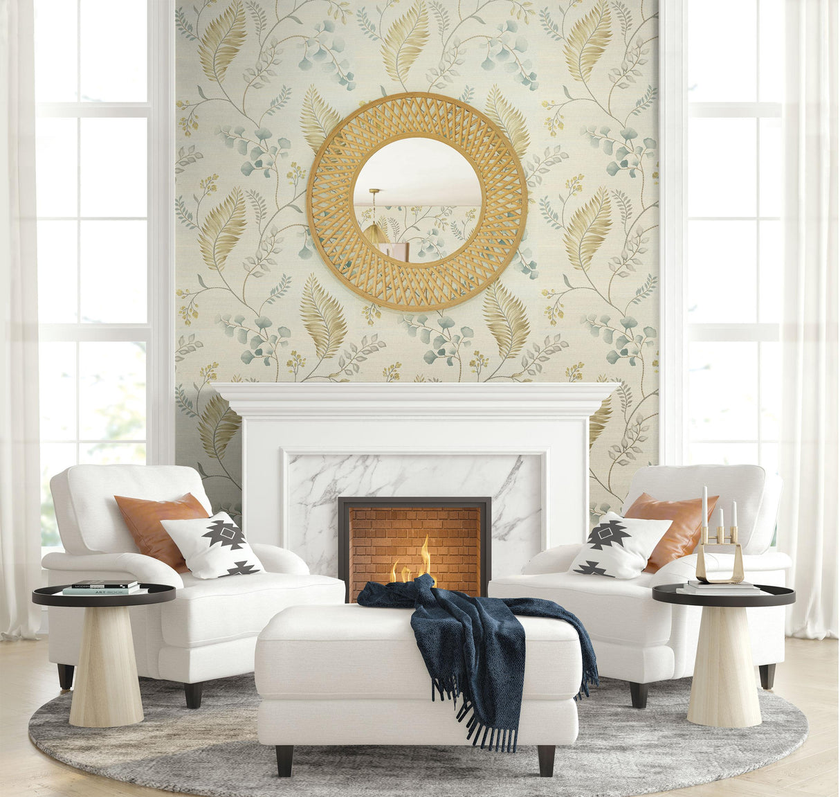 Winfield Thybony EL MONTE JADE Wallpaper