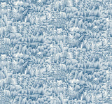 Winfield Thybony TAMARIND CAPTAIN BLUE Wallpaper