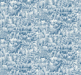 Winfield Thybony TAMARIND CAPTAIN BLUE Wallpaper