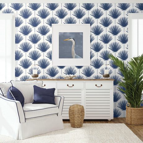 Winfield Thybony SHORE FRONT AZURE Wallpaper