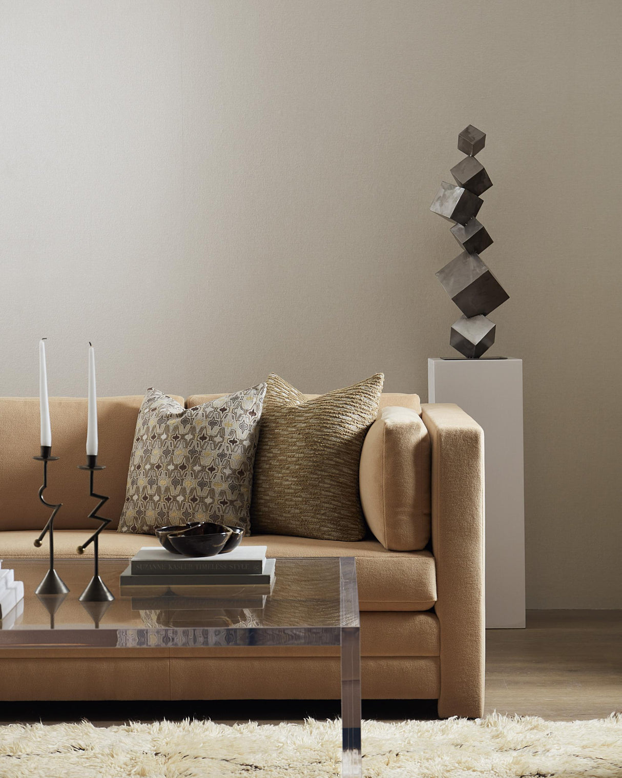 Donghia FIRST IN LINE CAMEL Upholstery Fabric
