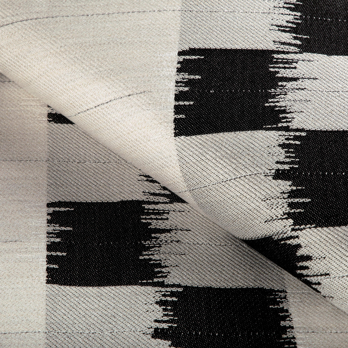 Donghia JUST CHECKING CHARCOAL Upholstery Fabric