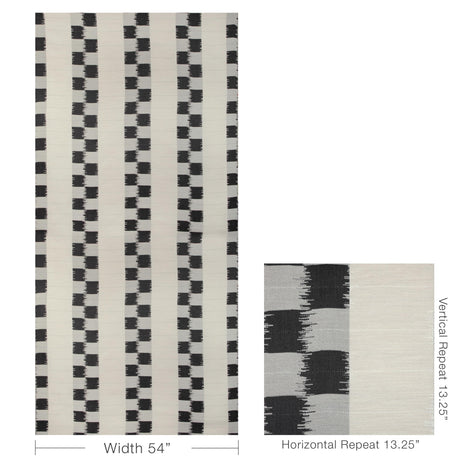 Donghia JUST CHECKING CHARCOAL Upholstery Fabric