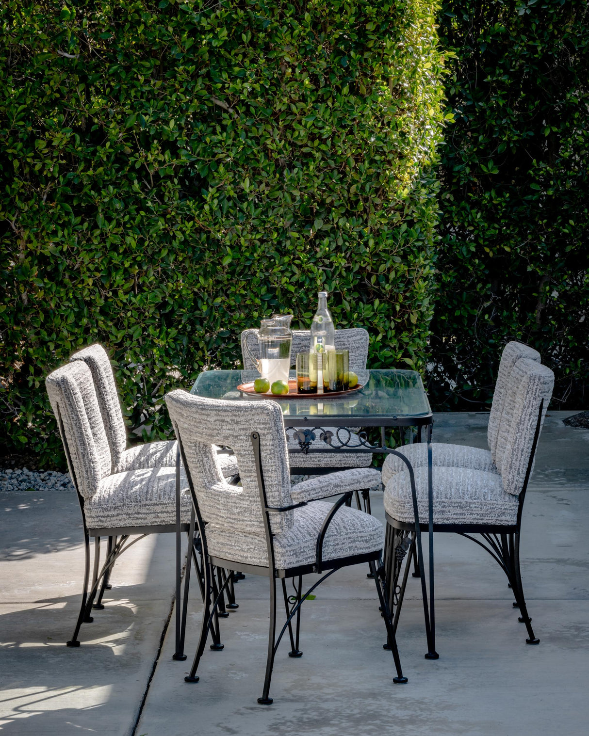 Donghia BLUR THE LINES GREY Upholstery Fabric