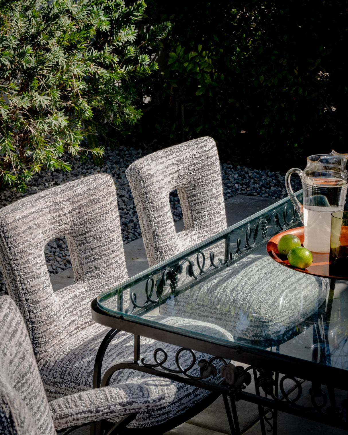 Donghia BLUR THE LINES GREY Upholstery Fabric