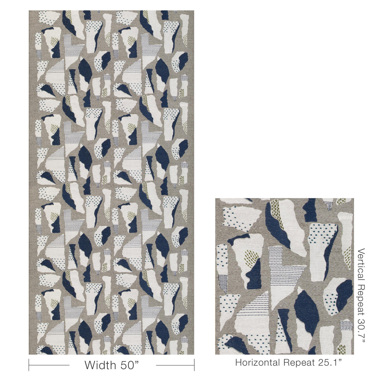 Donghia RIVER STONE MARINE Drapery Fabric
