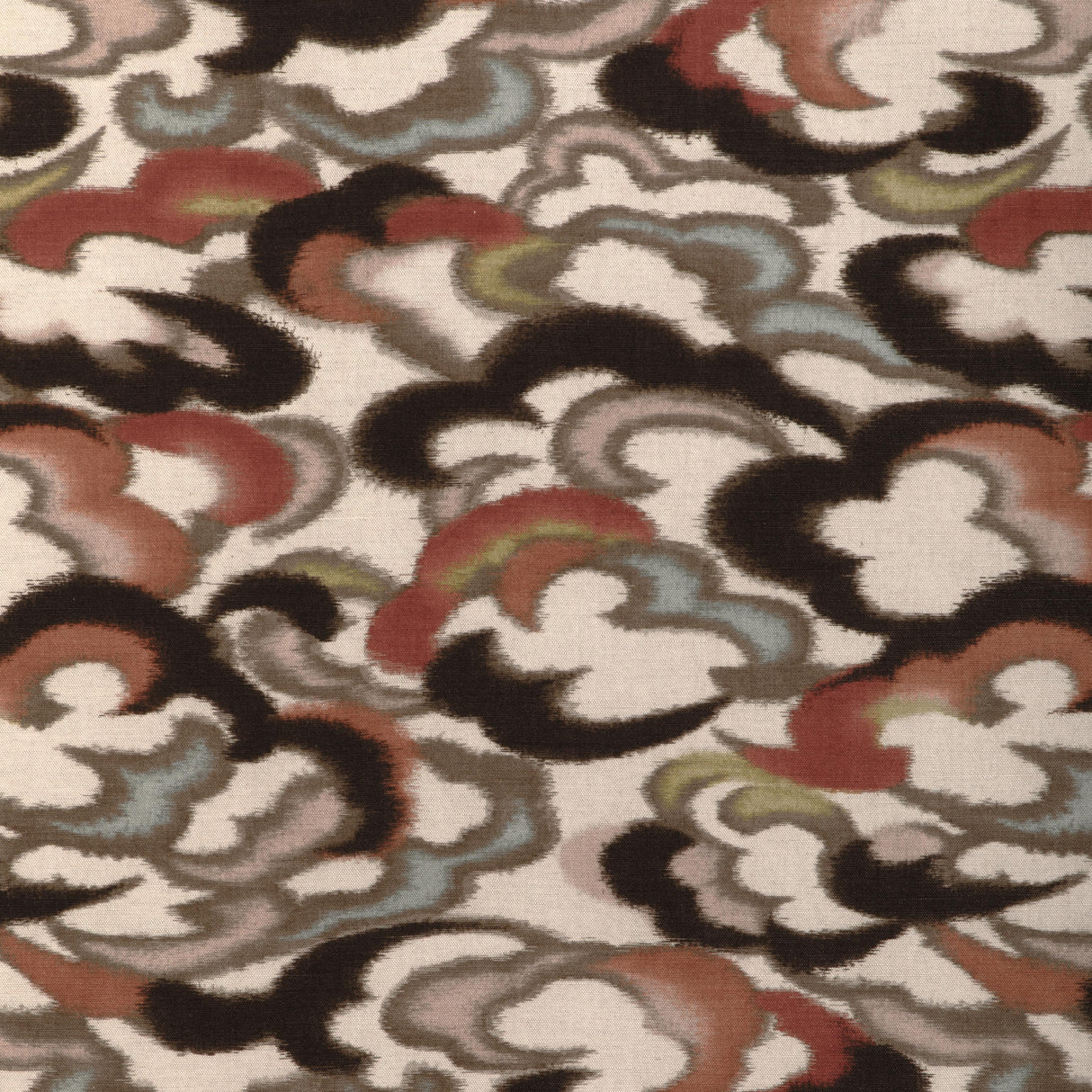Brunschwig & Fils STRATUS PRINT CLAY/MULTI Fabric