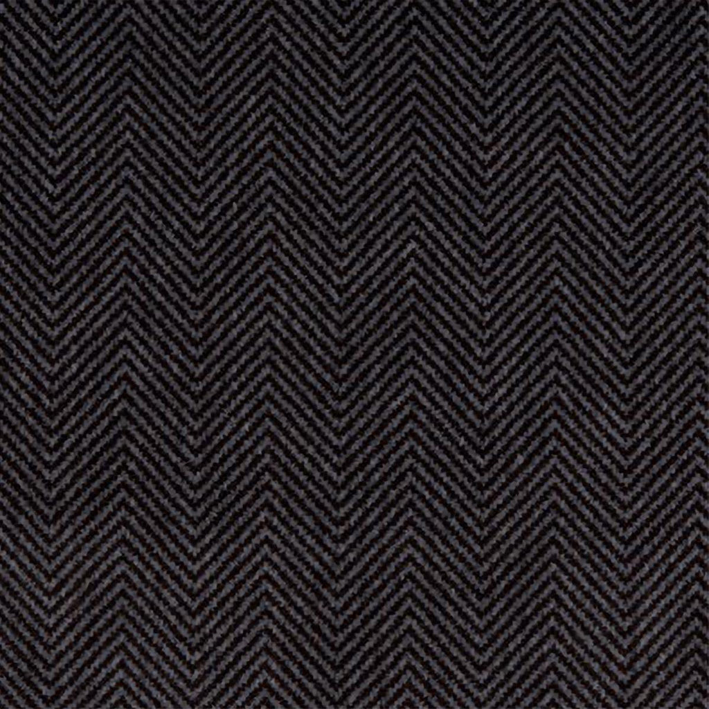 Donghia CASHMERE VELVET HERRINGBONE MEDIUM GRAY Fabric