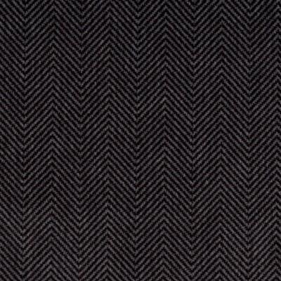 Donghia CASHMERE VELVET HERRINGBONE MEDIUM GRAY Upholstery Fabric