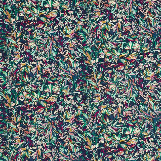 Clarke & Clarke ASHBROOK VELVET MIDNIGHT Upholstery Fabric