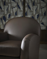 Donghia LUCKY LEATHER TOBACCO Upholstery Fabric